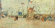 Street Scene in Montmartre, Vincent Van Gogh